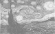 7961G用の背景画像 ゴッホ 星月夜 サムネイル用