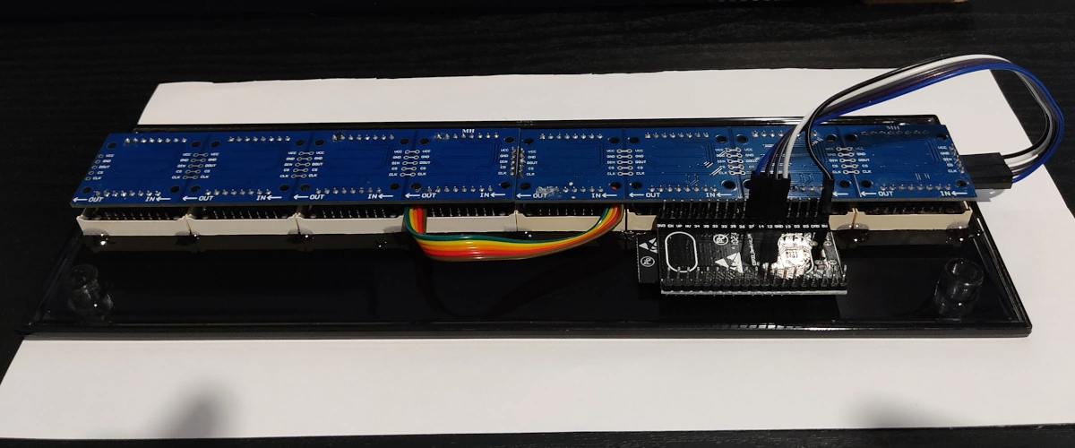 ESP32マイコンボードで作るNTPクロックの筐体を作る 13
